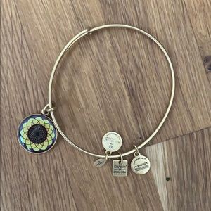Alex and Ani sunflower bracelet